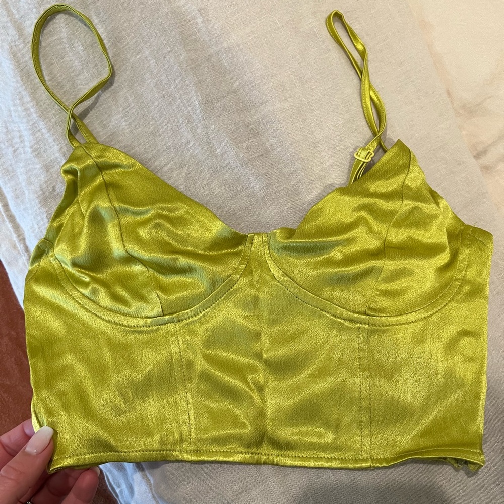 Zara silky bralette/crop top!